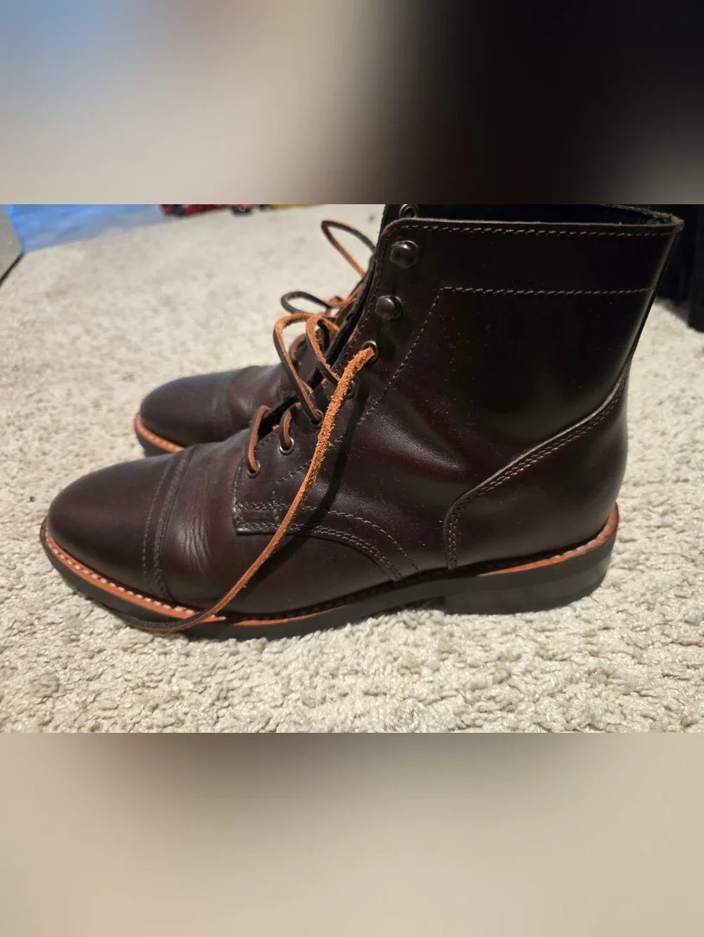 Thursday Boot Company Classic Brown Leather Captain Boot 11.